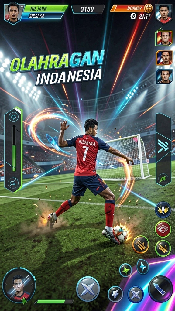 Ilustrasi level yang penuh warna dan detail.