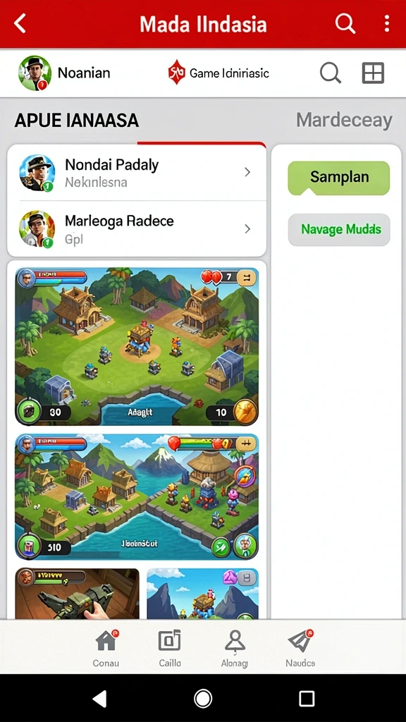 Tampilan awal aplikasi 88MAIN yang menarik.
