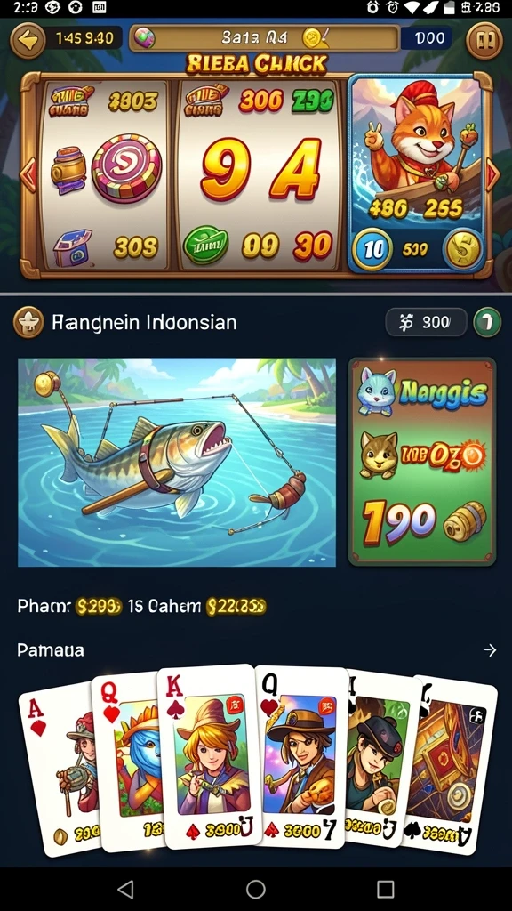 Karakter unik dengan desain yang menarik dan beragam.