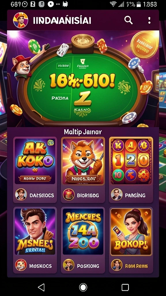 Tampilan awal aplikasi AUTOWIN88 yang menarik.