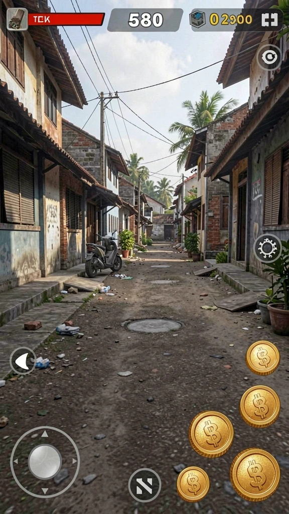 Menunjukkan momen seru dalam permainan.