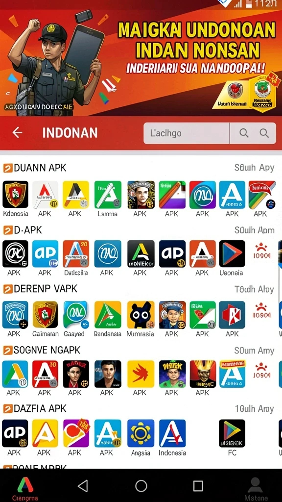 Screenshot memperlihatkan promosi menarik yang ditawarkan aplikasi.