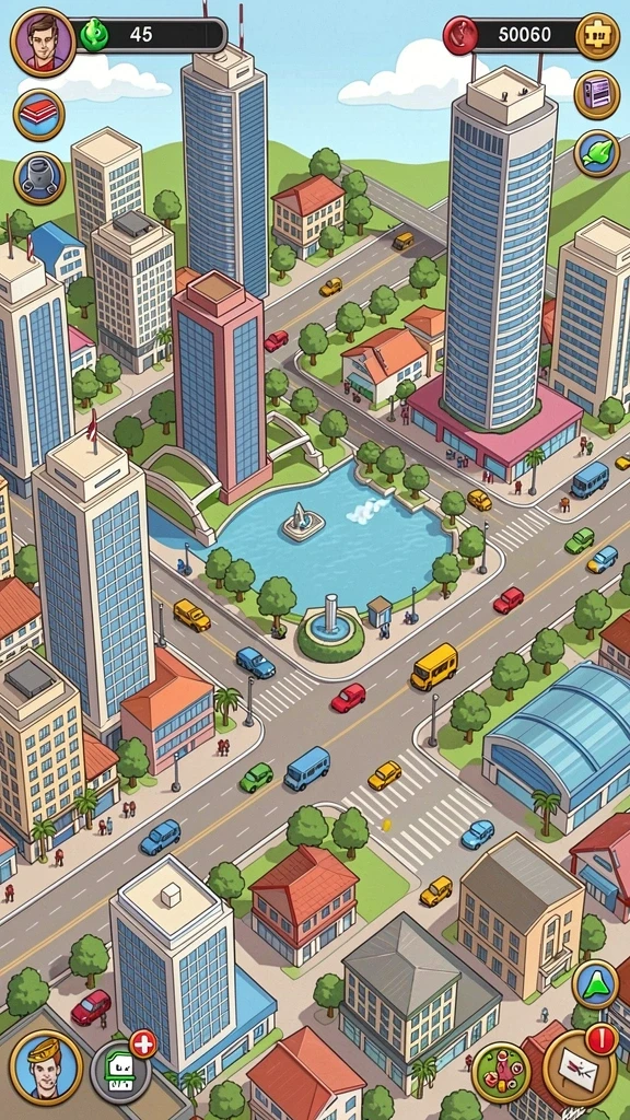 Gambar karakter utama dalam petualangan menegangkan.