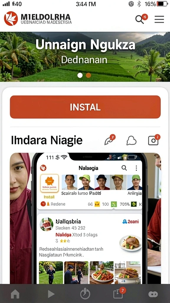 Tampilan antarmuka yang menarik dan mudah dipahami.