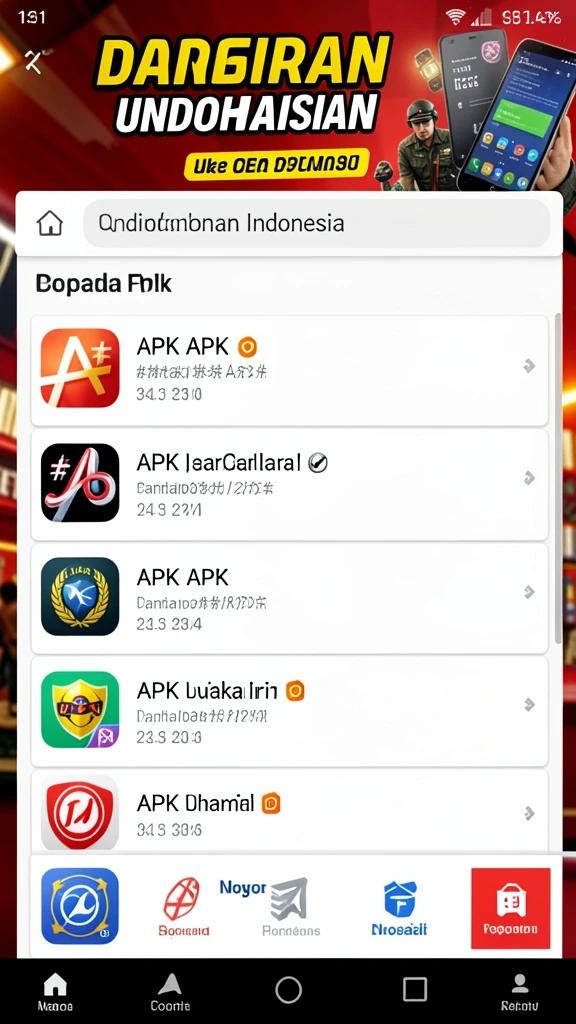 Berbagai permainan menarik yang bisa dipilih.