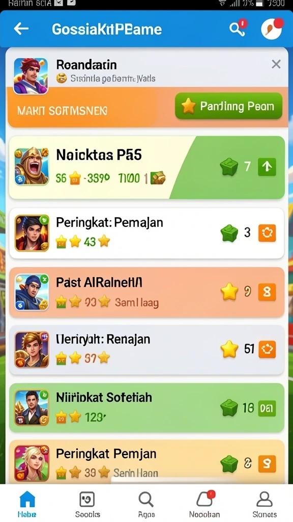 Screenshot menunjukkan pemain sedang berkompetisi dalam mode multiplayer.