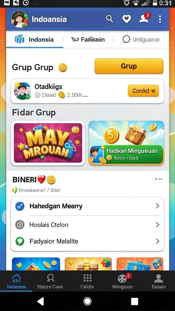 Screenshot dari permainan slot yang mengasyikkan.