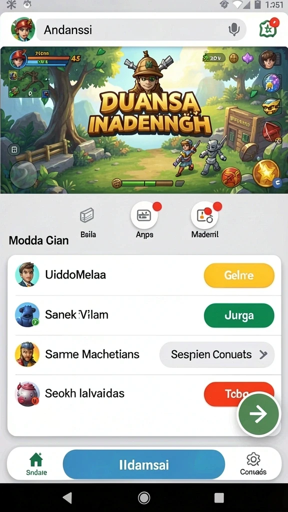 Fitur multiplayer untuk bersaing dengan pemain lain.