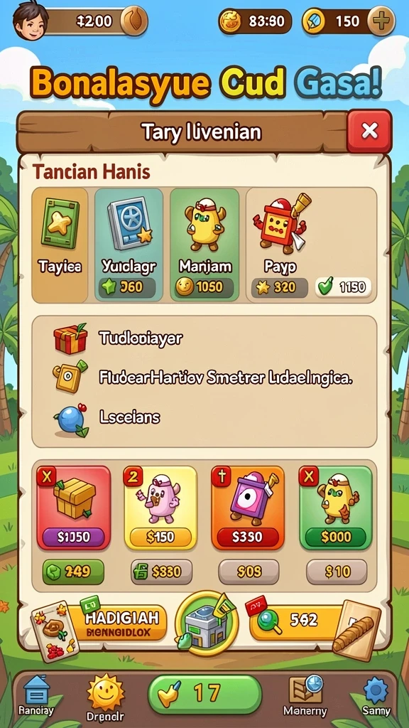 Tampilan antarmuka yang menarik dan sederhana.
