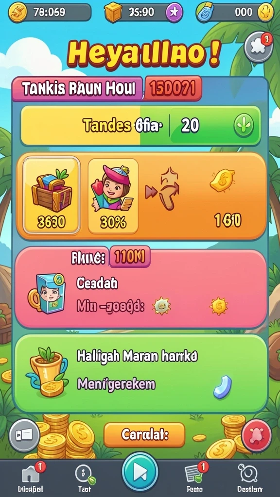 Sistem reward yang menguntungkan untuk pemain aktif.
