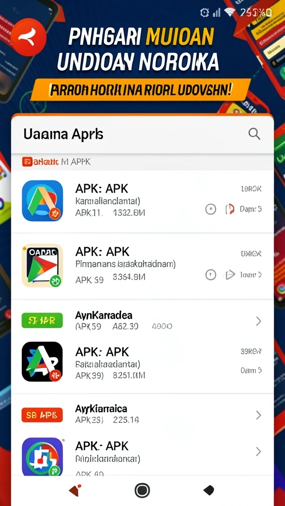 Tampilan awal permainan yang menarik dan futuristik.