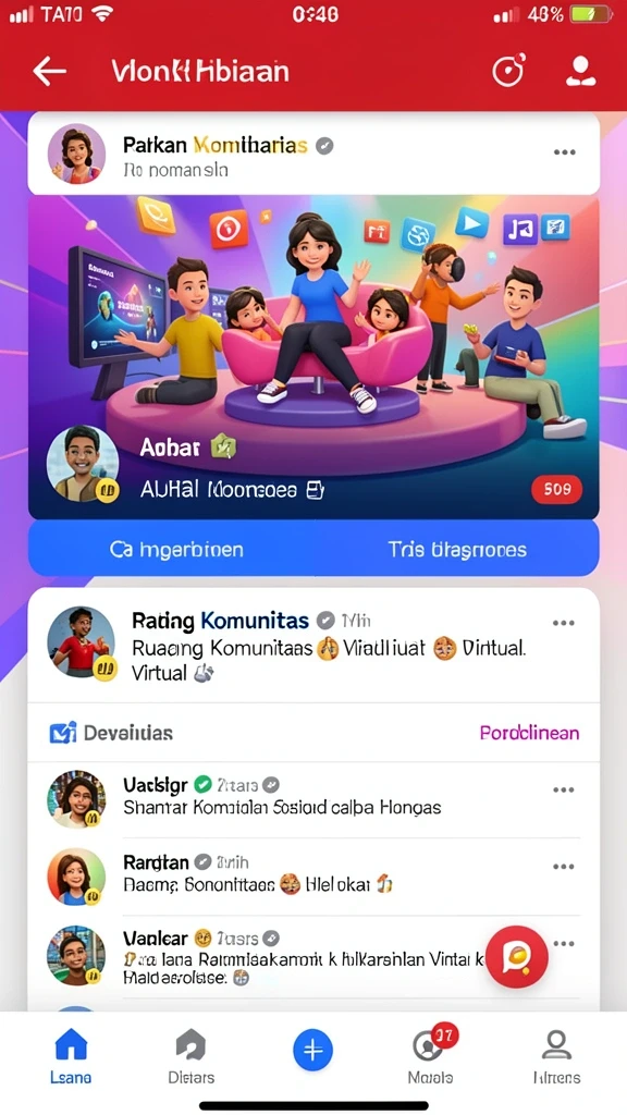 Tampilan antarmuka yang ramah pengguna.