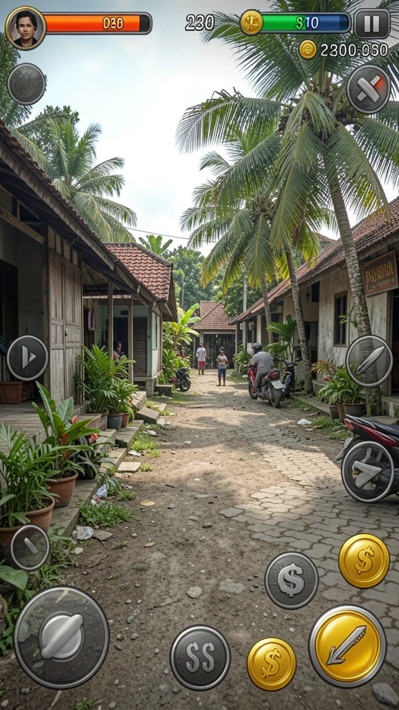Beragam permainan seru tersedia di aplikasi.