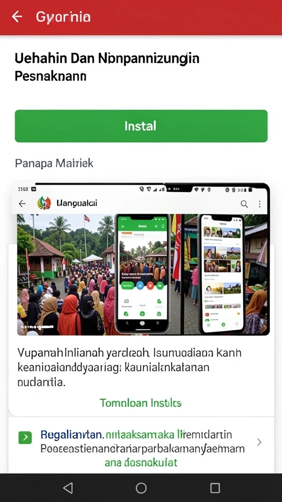 Tampilan antarmuka yang ramah pengguna.