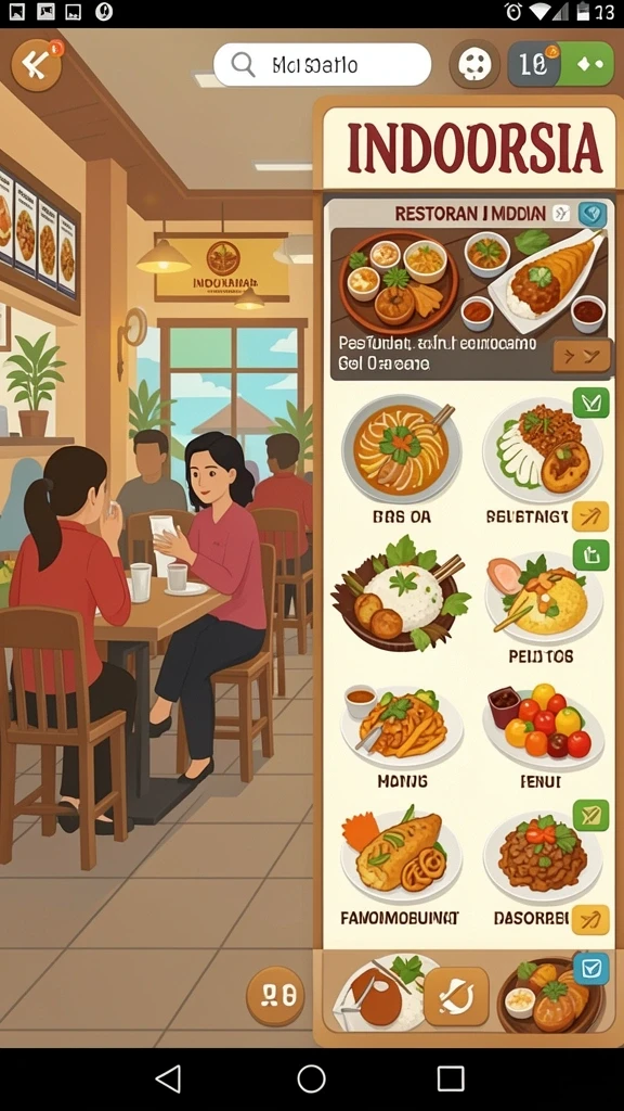 Tangkapan layar dari level pertama permainan.