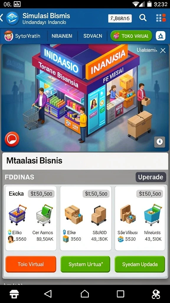 Screenshot menampilkan petualangan seru di dunia RP8.