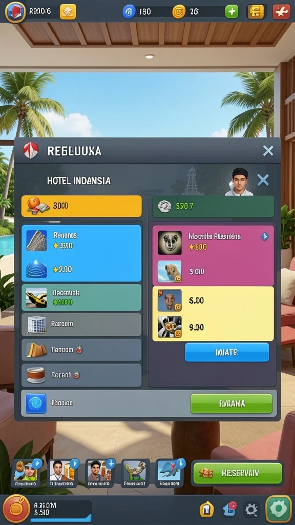 Contoh permainan yang beragam dan seru.