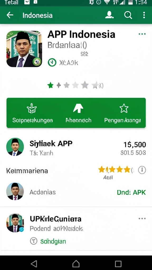 Tampilan awal yang menarik dan mudah digunakan.