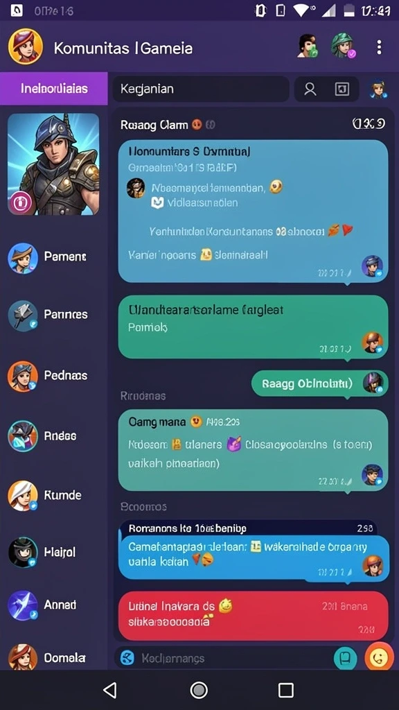 Misi harian yang menantang dan menguntungkan.