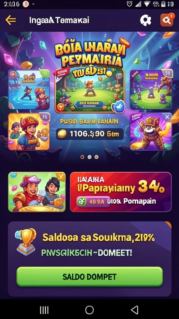 Beragam pilihan mode permainan yang menarik.