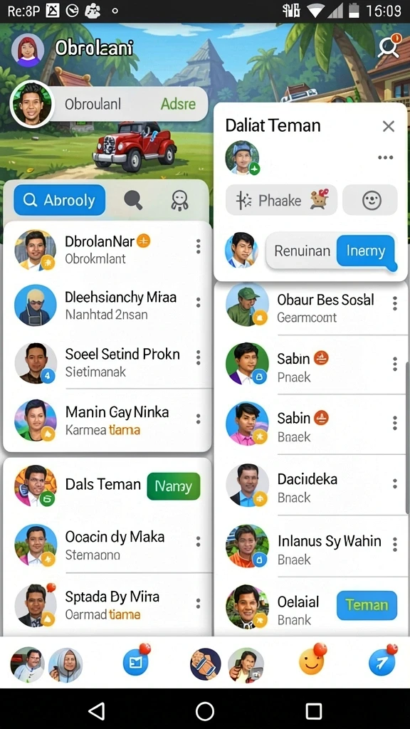 Tampilan antarmuka yang sederhana dan menarik untuk dimainkan.