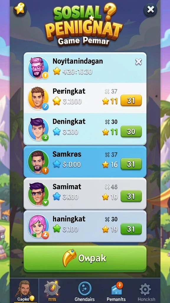 Gambar level menantang yang siap untuk dieksplorasi.