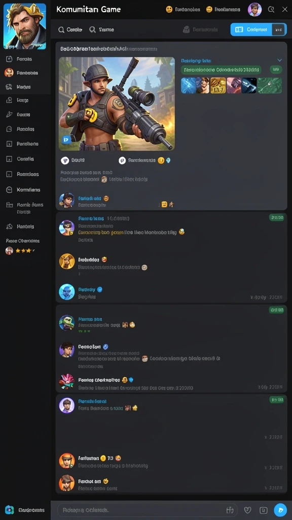 Screenshot menunjukkan berbagai mode permainan yang tersedia.